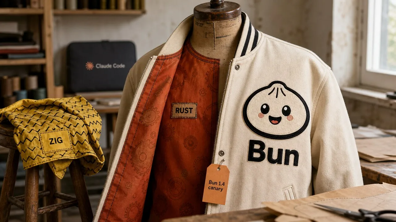 Jaqueta do Bun aberta mostra forro Rust, com o antigo forro Zig ao lado.