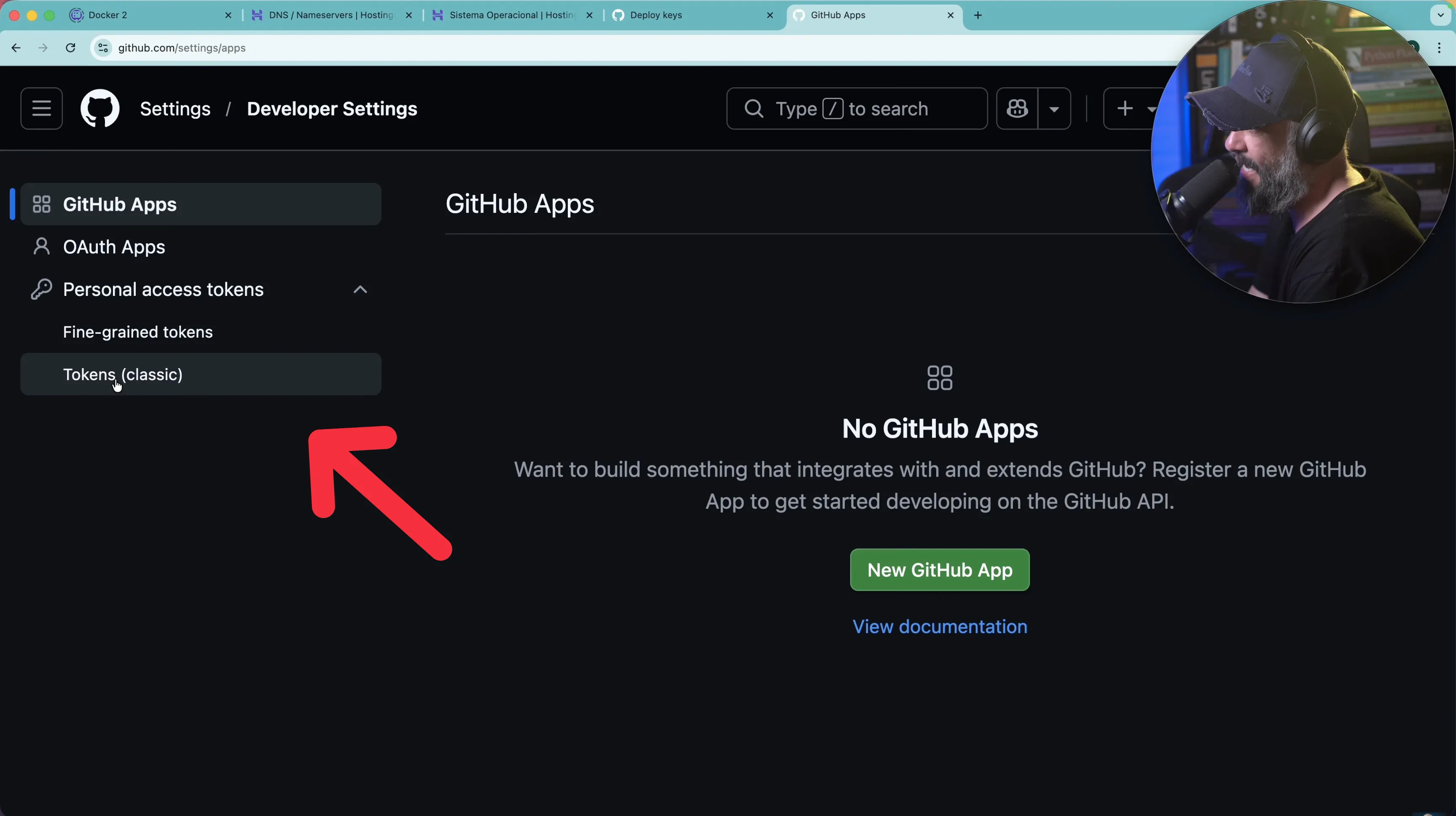 Personal Access Token do GitHub